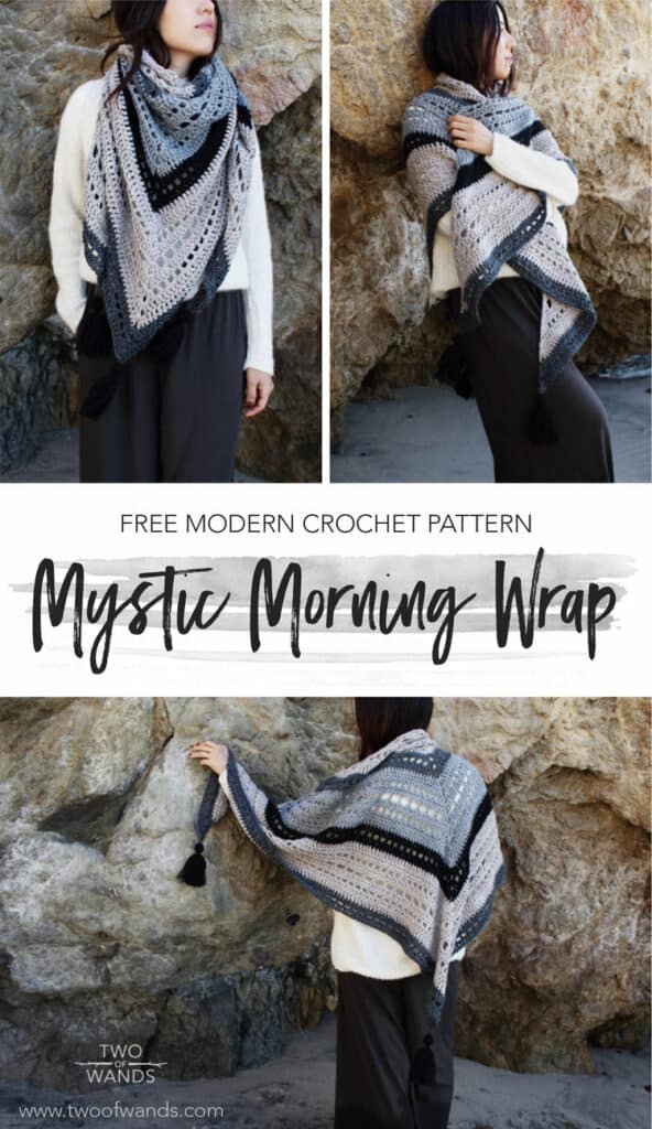 Mystic Morning Crochet Wrap