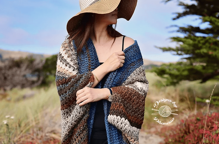 Tunisian Crochet Blanket Sweater
