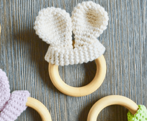 Bunny Ear Teether Crochet
