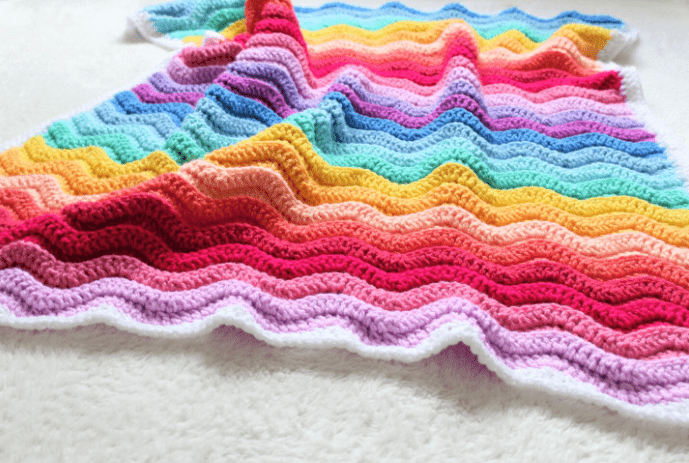 Colorful Baby Blanket Crochet