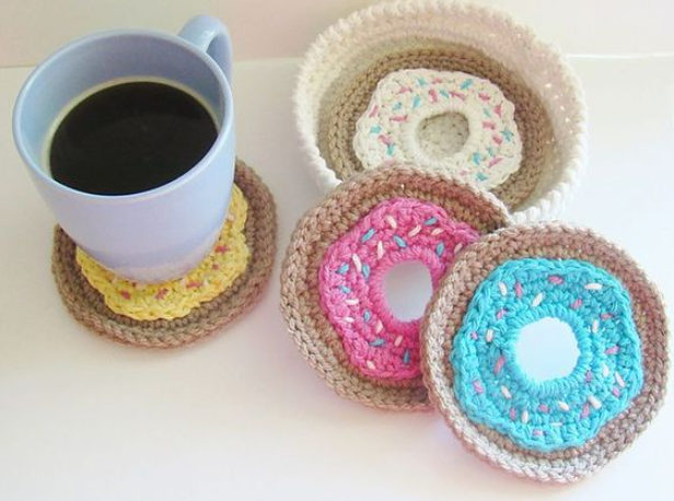Doughnut Coasters Crochet Set