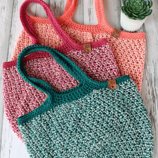 Dishie-Lous Crochet Market Bag