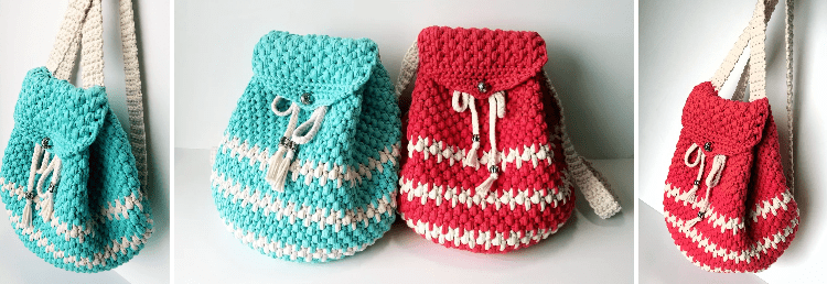 Easy Crochet Backpacks