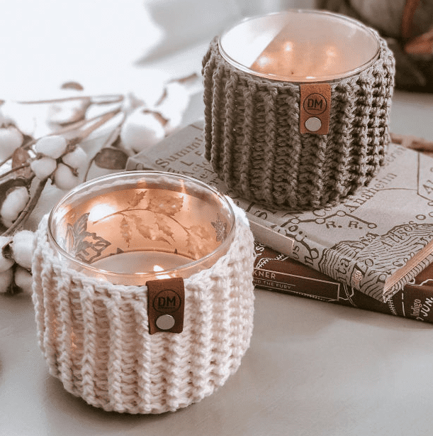 Crochet Candle Jar or holders