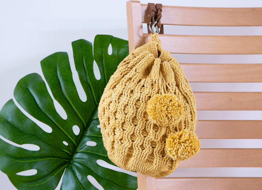 Crochet Honeycomb Backpack