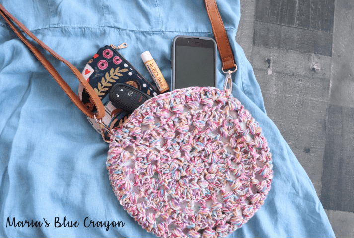 Crochet Cross-Body Circle Bag