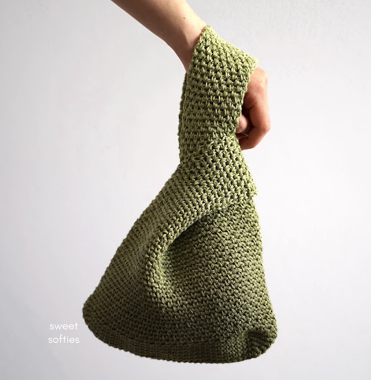 Crochet Japanese Knot Bag 
