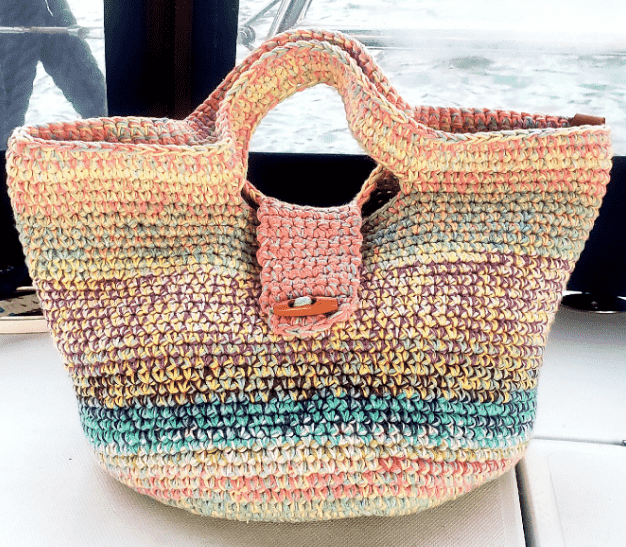 Crochet Stashbuster Project Bag
