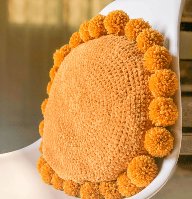 Sunshine Crochet Pillowcase