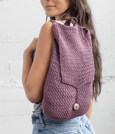 Tidal Mini Crochet Backpack