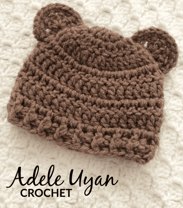 Baby Bear Crochet Beanie