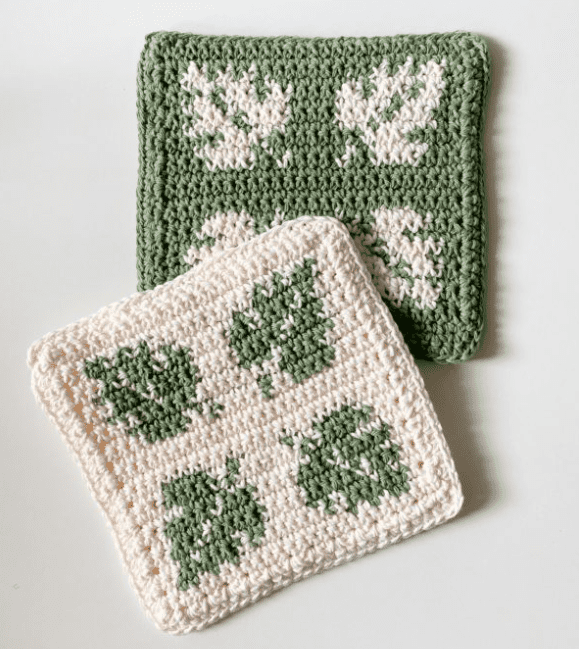 Botanical Crochet Pot Holders