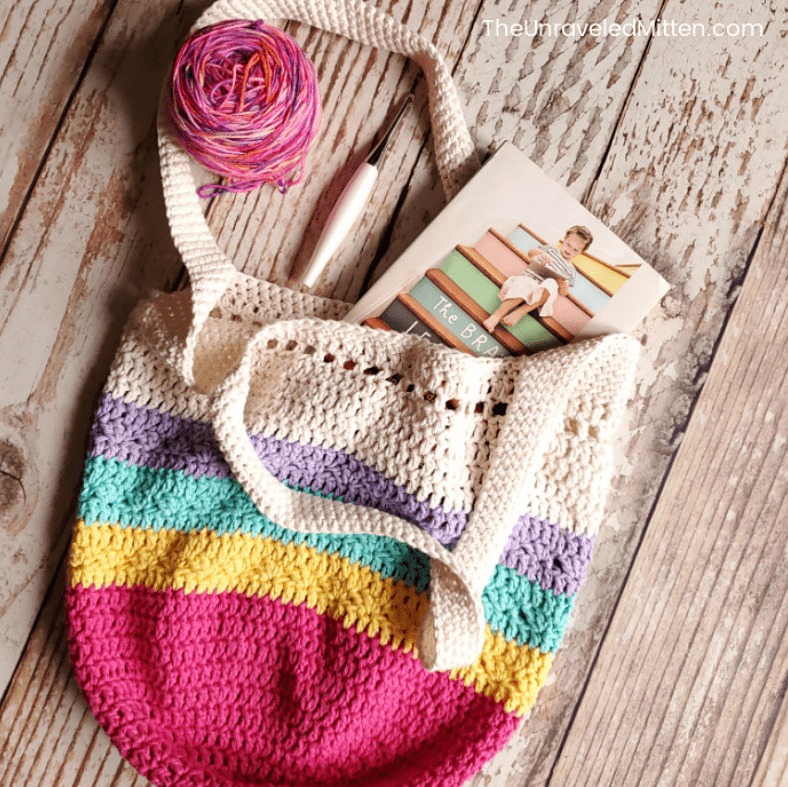 Bright Days Crochet Market Bag