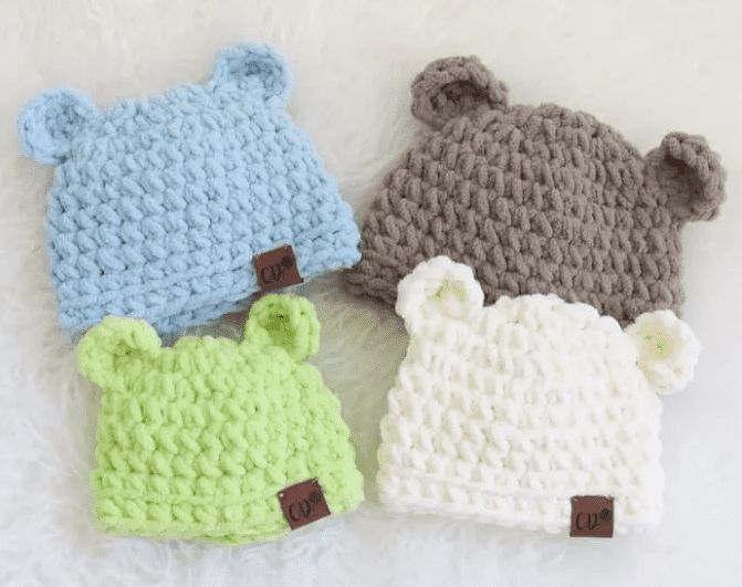 Crochet Teddy Hats 
