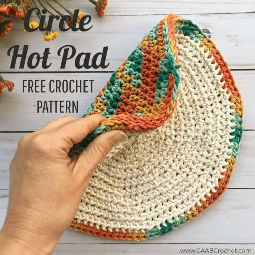 Crochet Circle Hot Pad