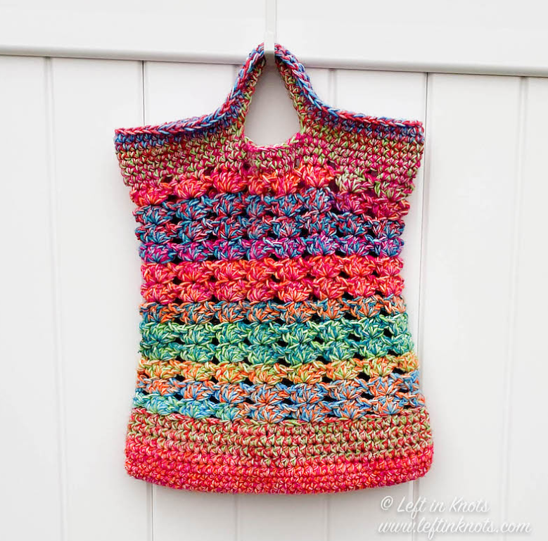 Crochet Iris Stitch Market Bag