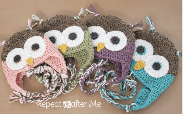 Crochet Owl Hats