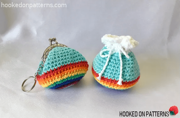 Crochet Rainbow Purse & Pouch 