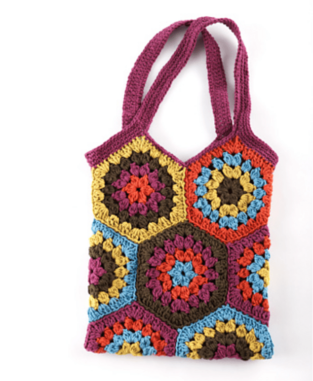 Hexagon Crochet Market Bag