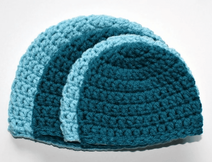 Simple Double Crochet Hats