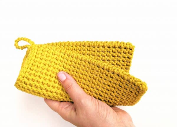 Crochet Thermal Stitch Potholder