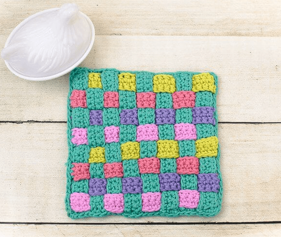 Woven Crochet Potholder