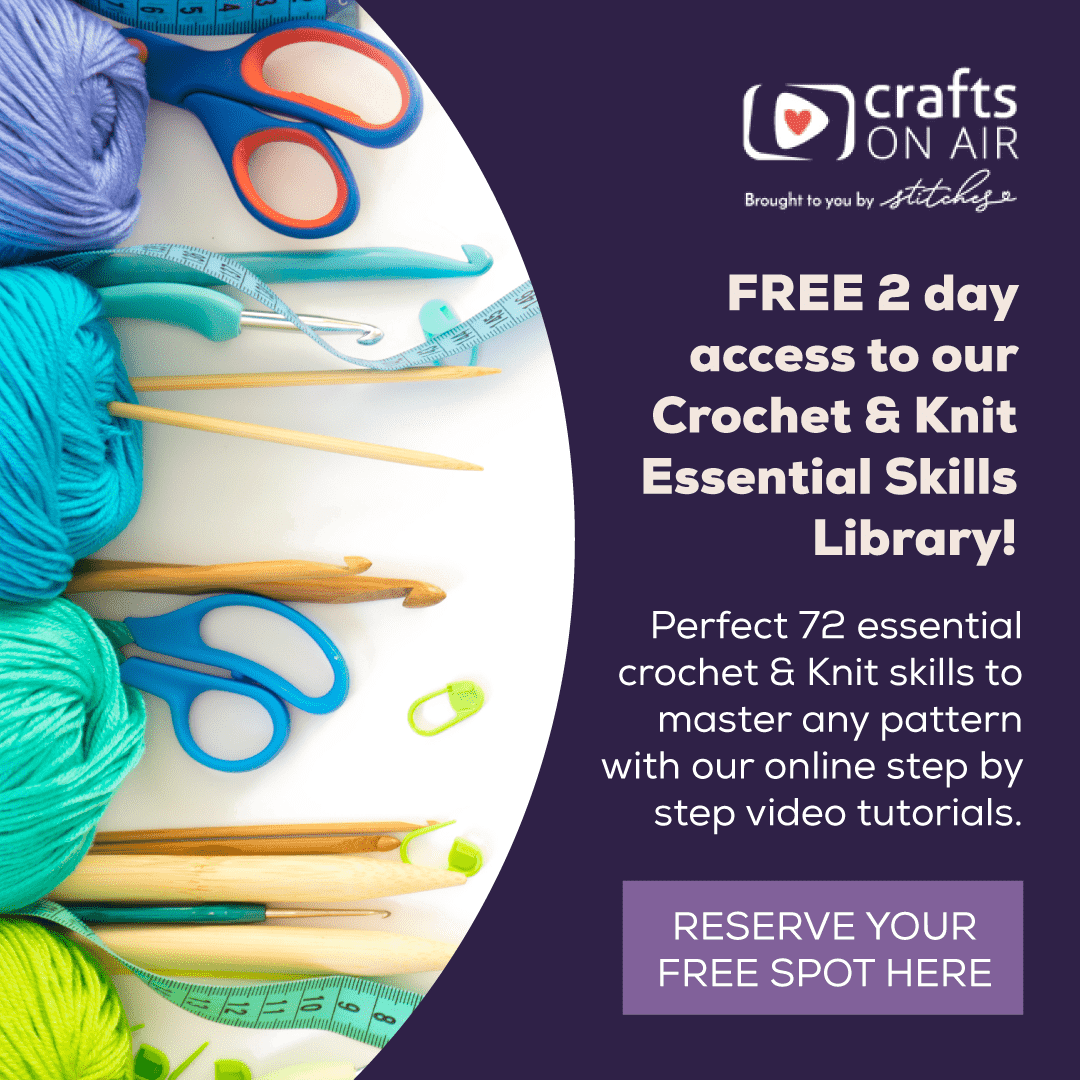 Crochet & Knit Essential Skills banner ad