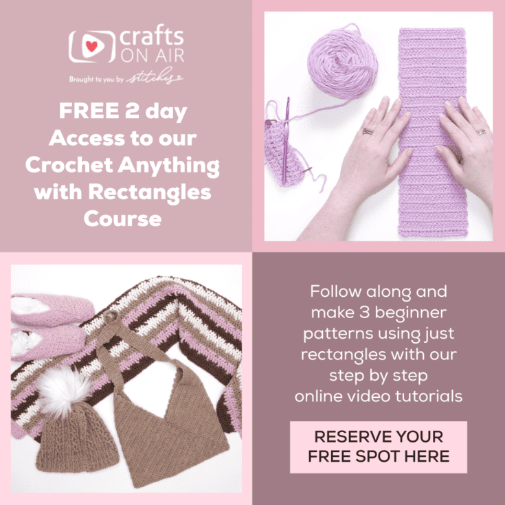 Crocheting Anything with Rectangles banner ad