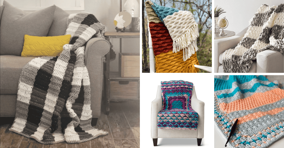 Calm Club, Knitting Kit & Guide, Crochet A Chunky Knit Blanket, Craft  Kits For Adults, Crochet Kit For Beginners, Includes Chunky Yarn, Knitting  Needles, & Starter Guide