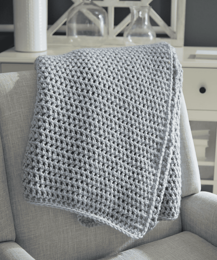 Beginner Crochet Throw
