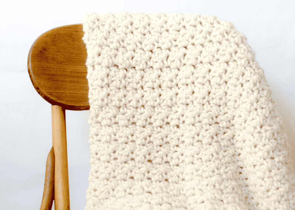 Chunky Icelandic Crochet Blanket