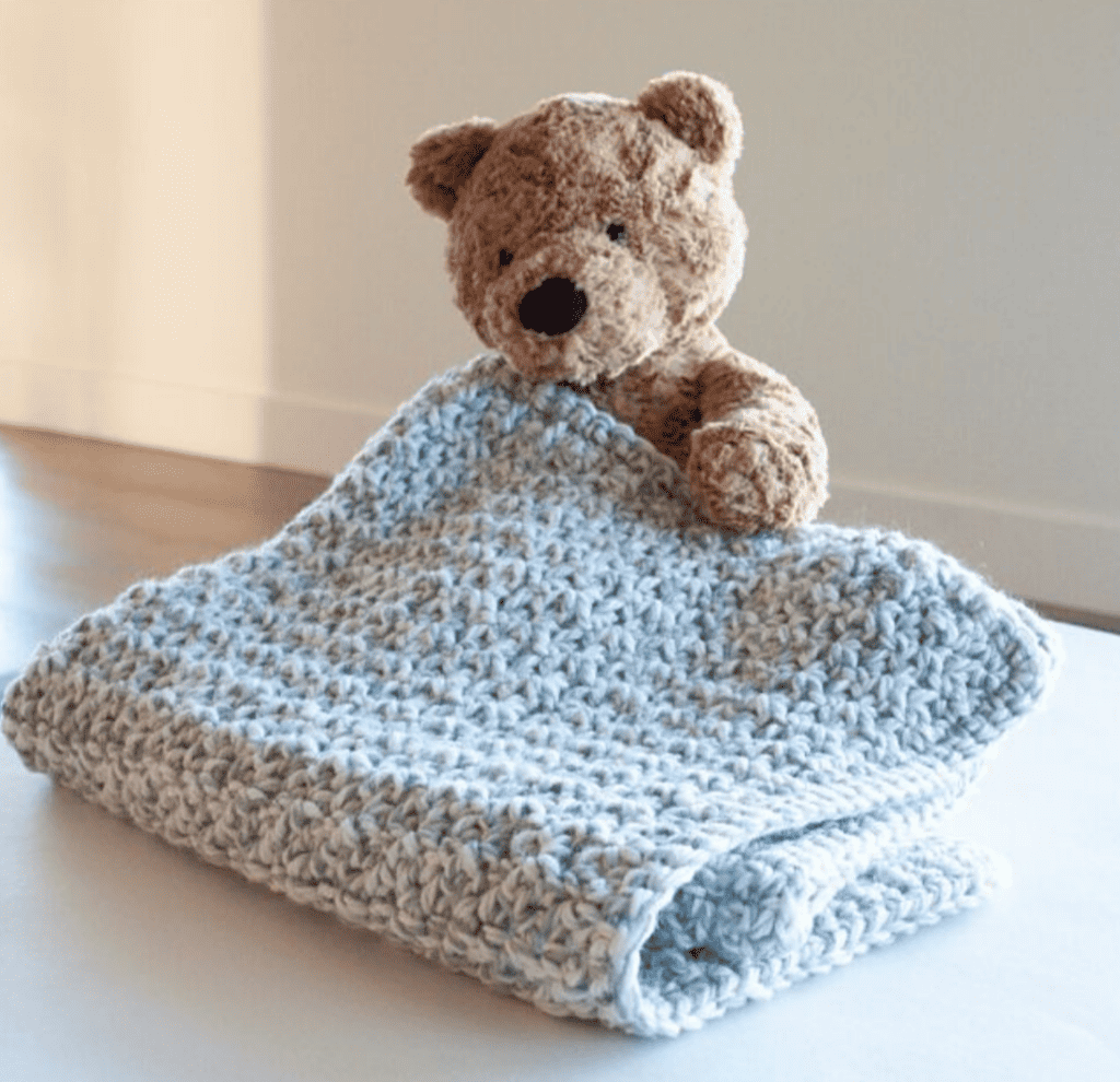 Quick and Chunky Baby Crochet Blanket