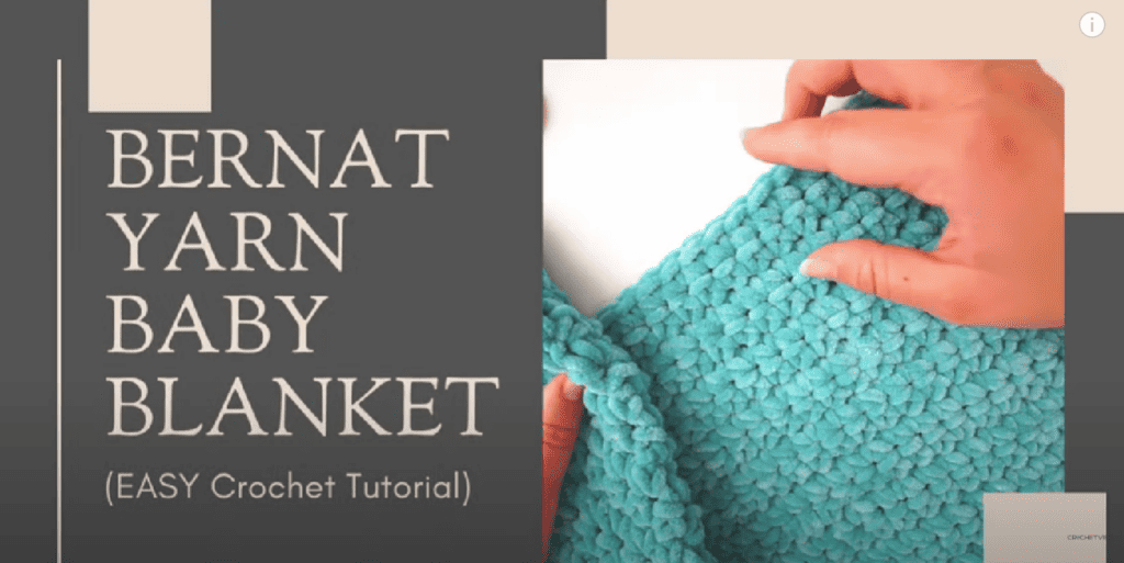 Super Easy Bernat Crochet Blanket 