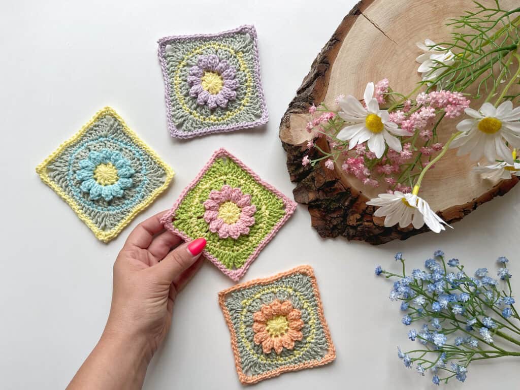 Elloth Crochet Granny Squares