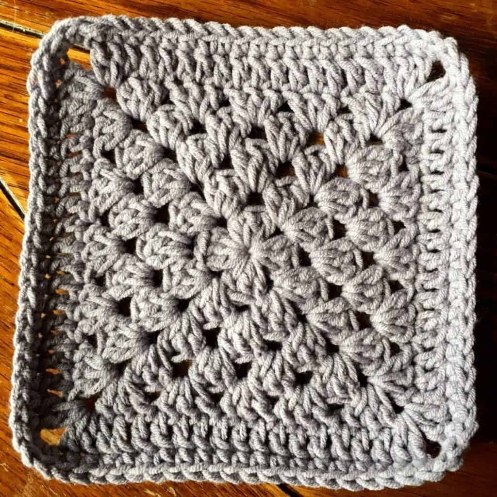 Plain Crochet Granny Square