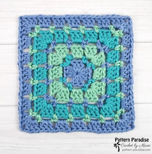 Block Stitch Crochet Square