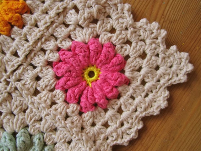 Crochet Flower Square 