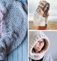 46 Quick and Chic Crochet Hooded Scarf Patterns