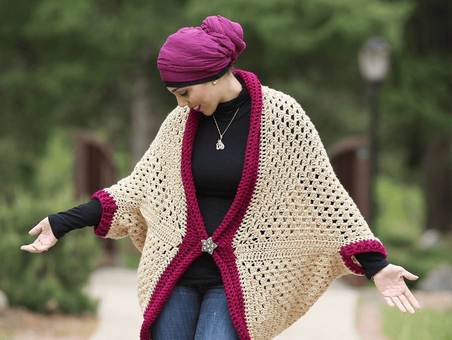 Granny Cocoon Crochet Shrug