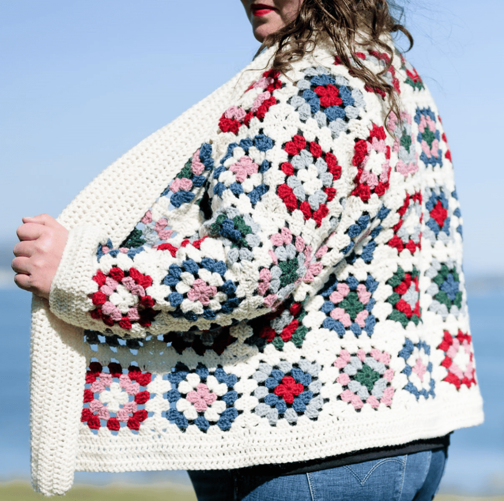 The Granny Square Crochet Cardigan 