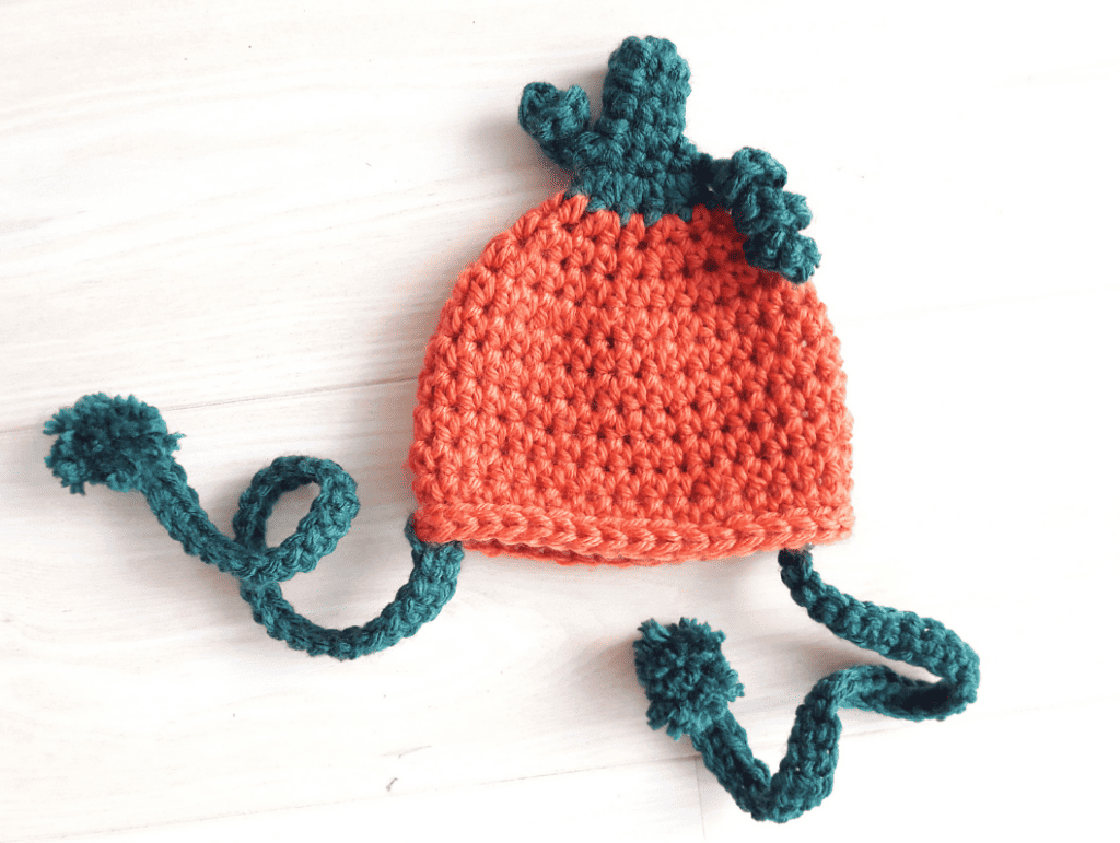 Crochet Halloween Pumpkin Hat