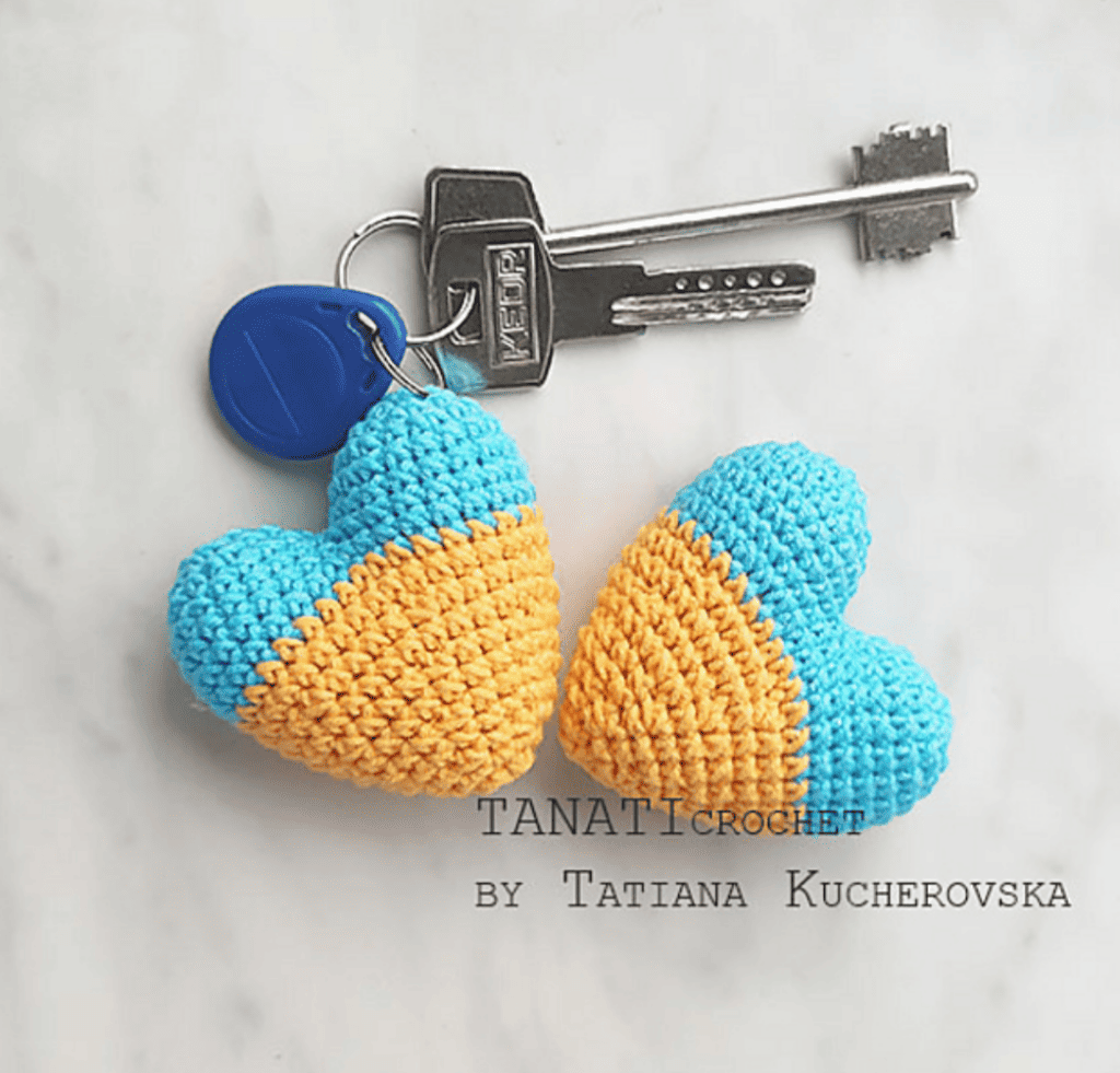 Crochet Heart of Ukraine
