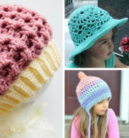63 Crochet Patterns for Little Girls Hats